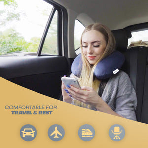 Sleeplabs Memory Foam Neck Rest Pillow For Chairs And Cars