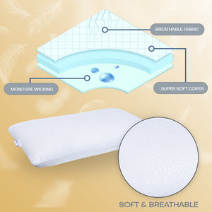 SleepLabs Memory Foam Pillow - Regular Shape