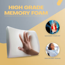 Load image into Gallery viewer, Sleeplabs Memory Foam Lumbar Support- Square Shape
